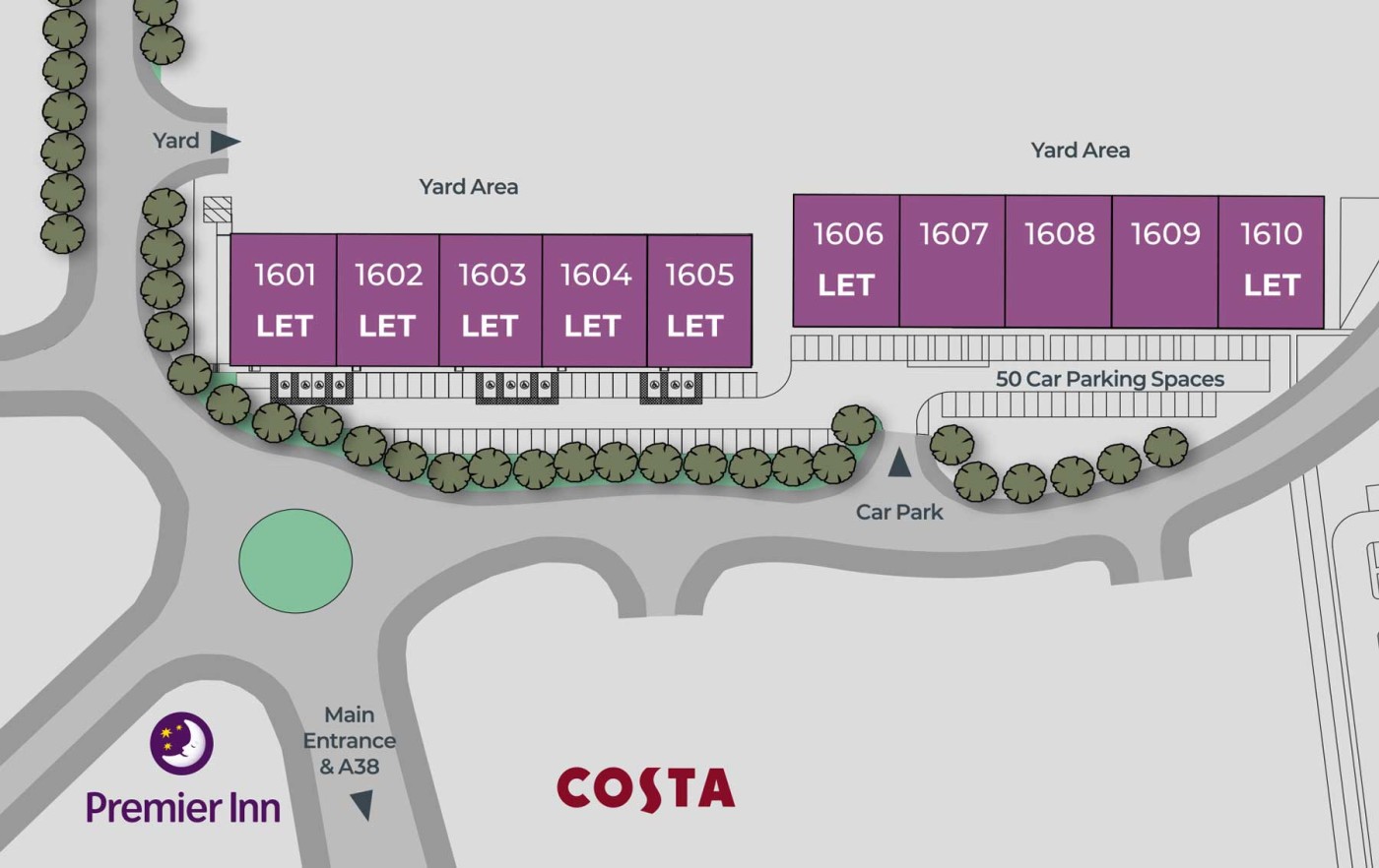 Siteplan 1600-1610