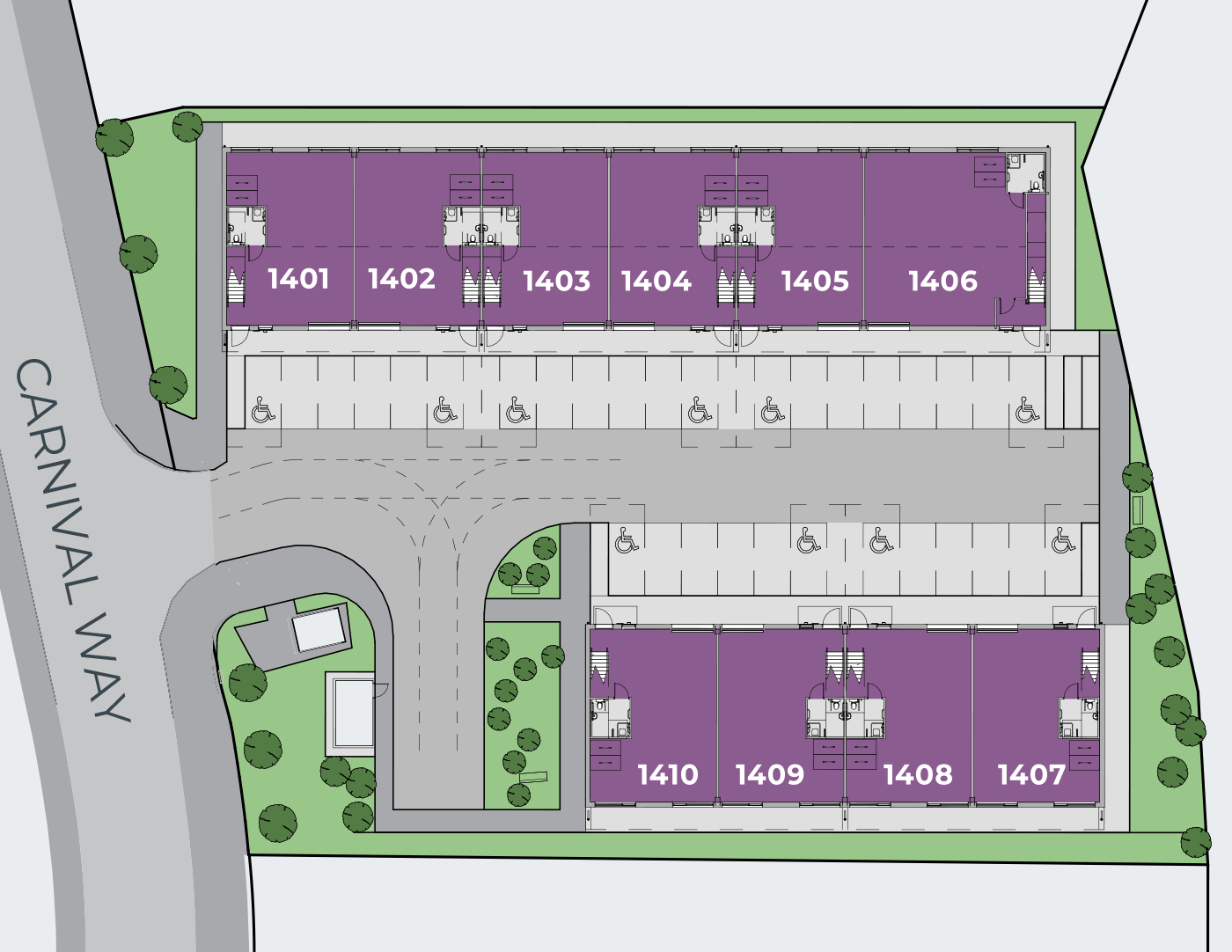 Siteplan 1401 - 1410