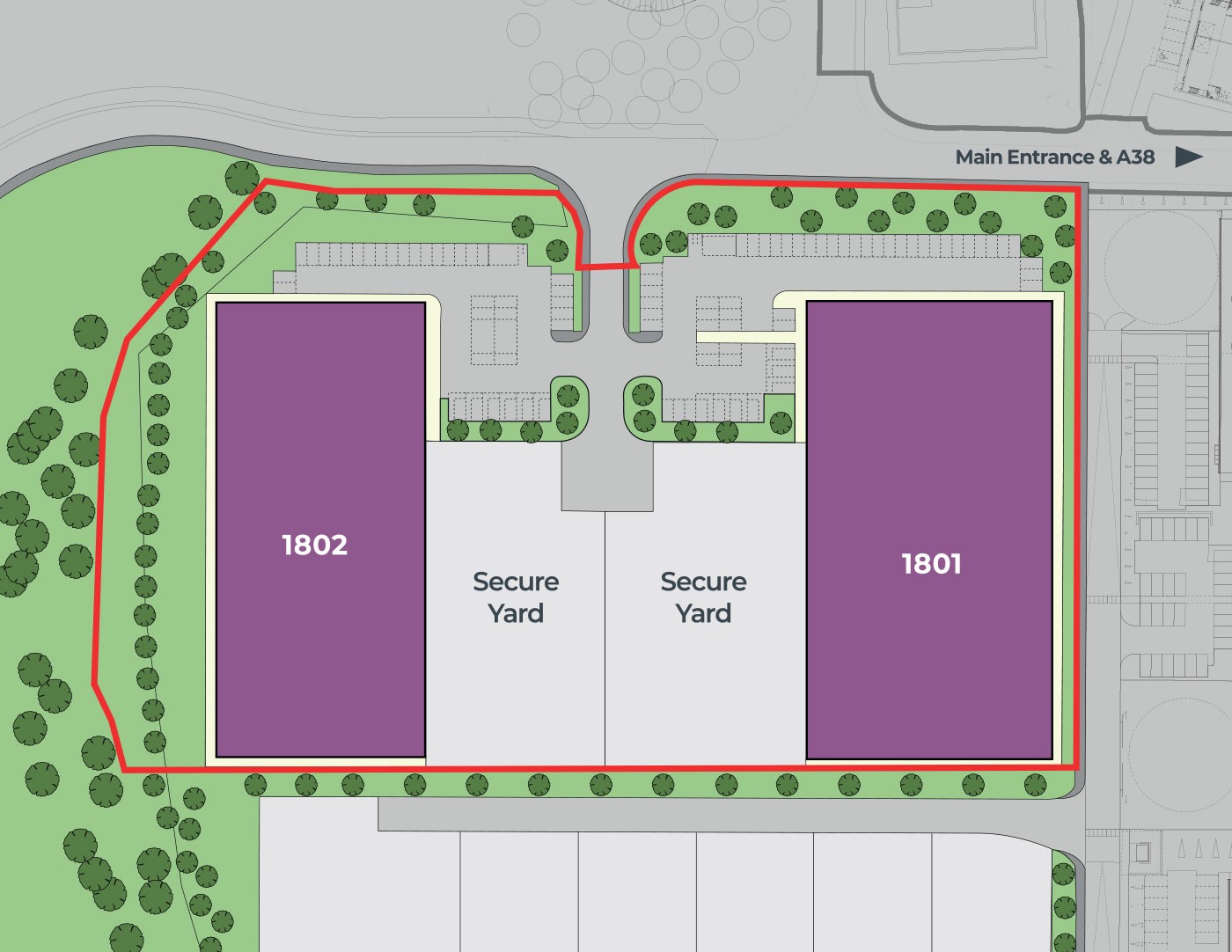 Siteplan 1801 & 1802